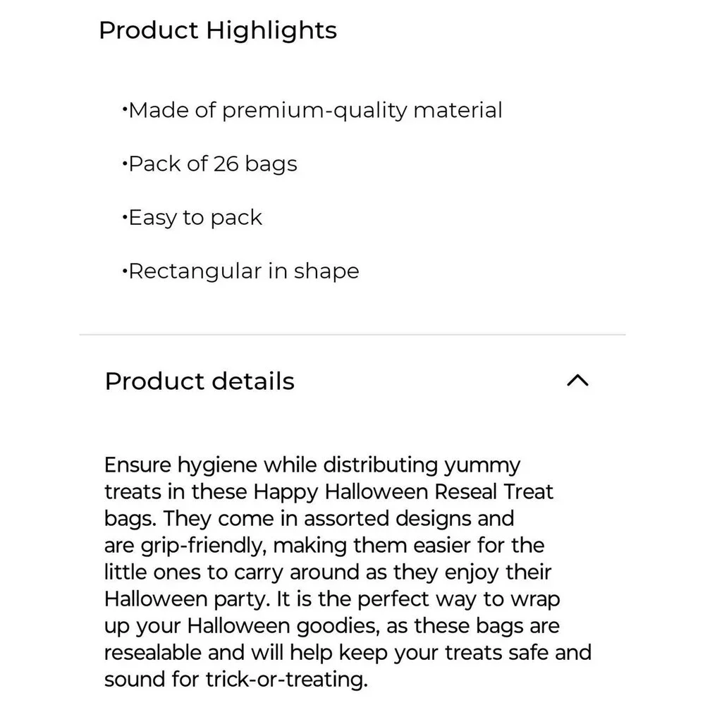 The Witch Is In Halloween Treat Bags 26 Count Chaudron Bats Moon Stars Hat Boots